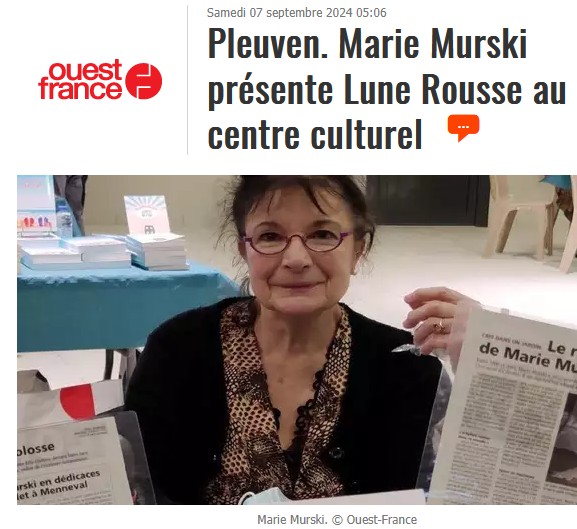 LA LUNE ROUSSE ouest-france article